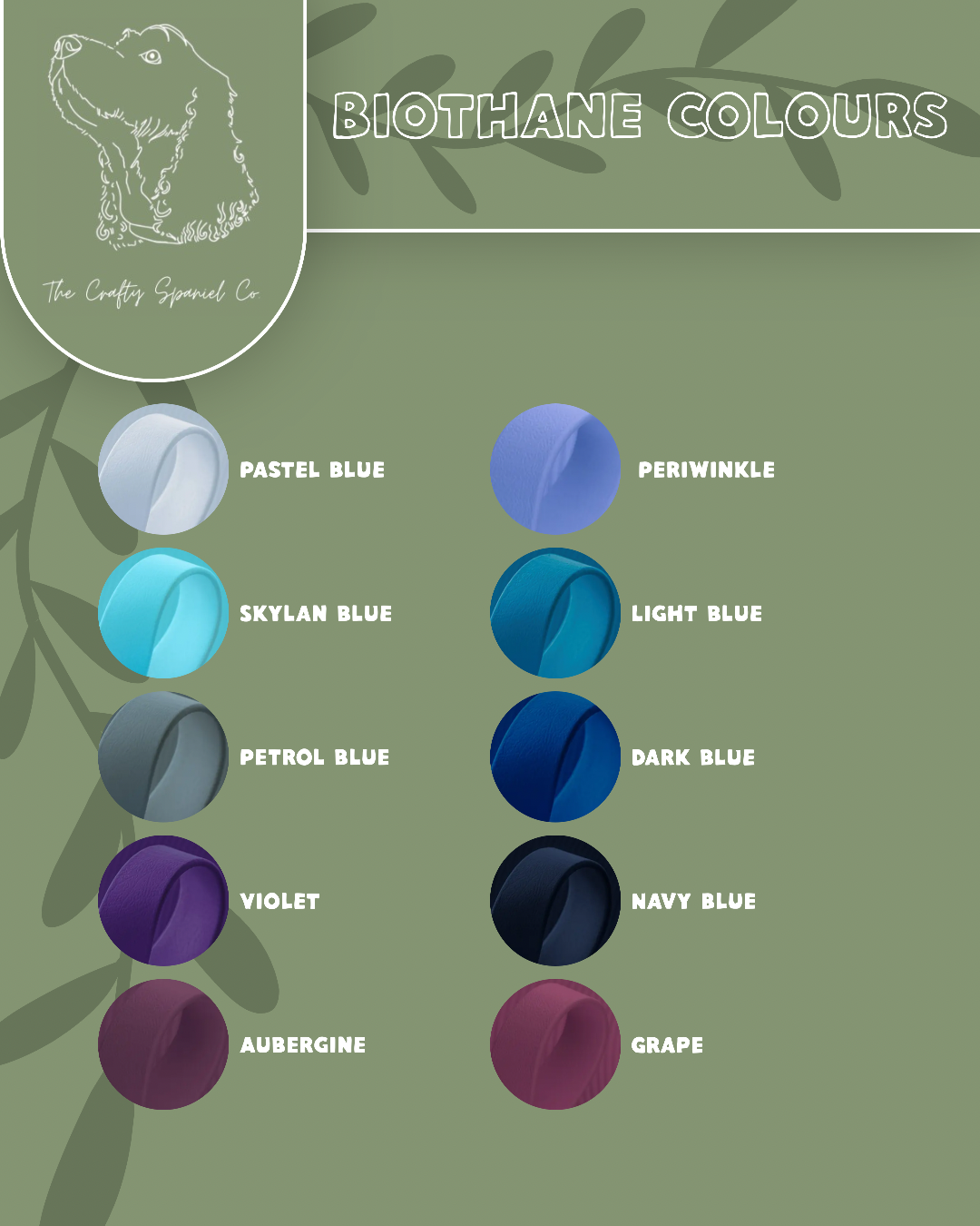 Double Biothane Collar